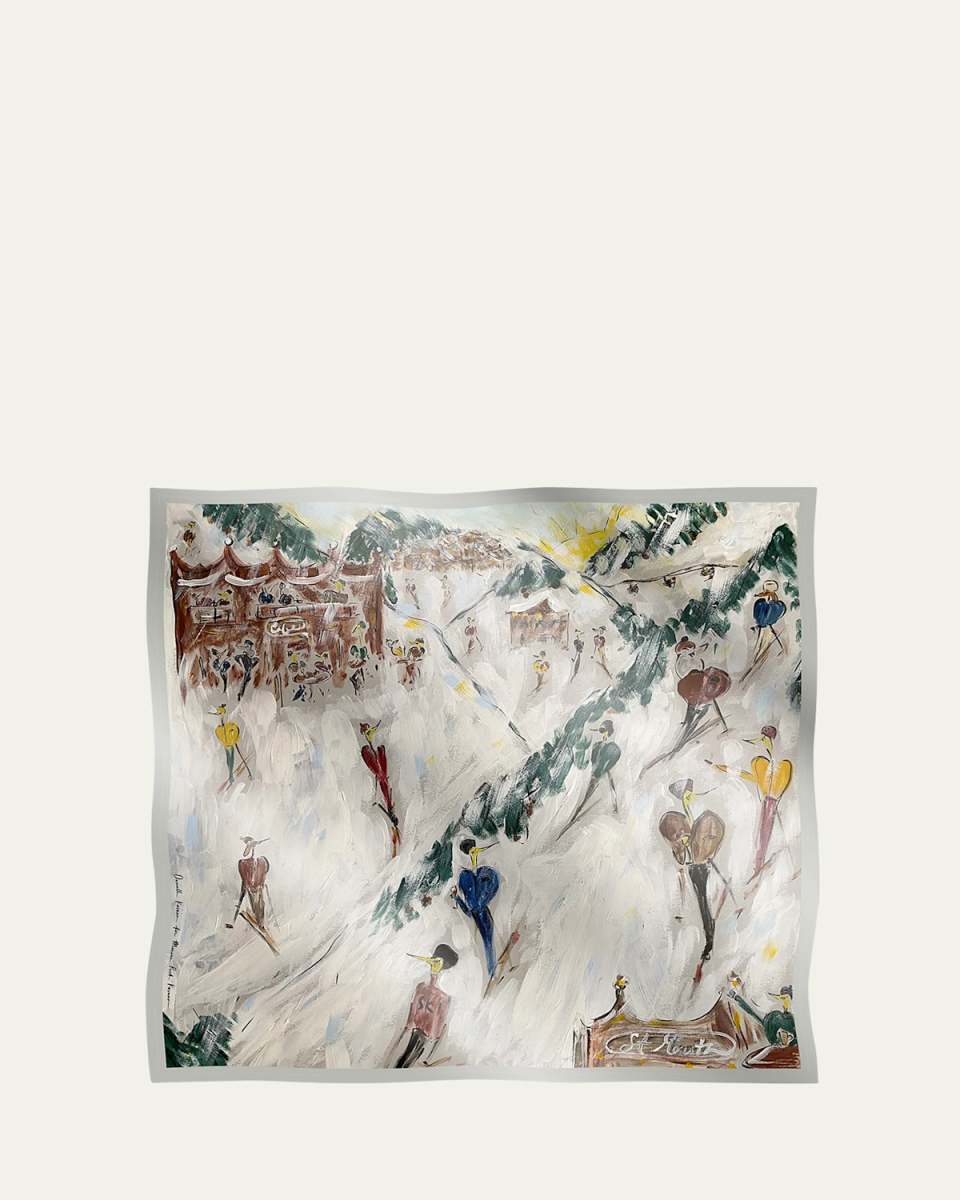 St. Moritz Silk Square Scarf